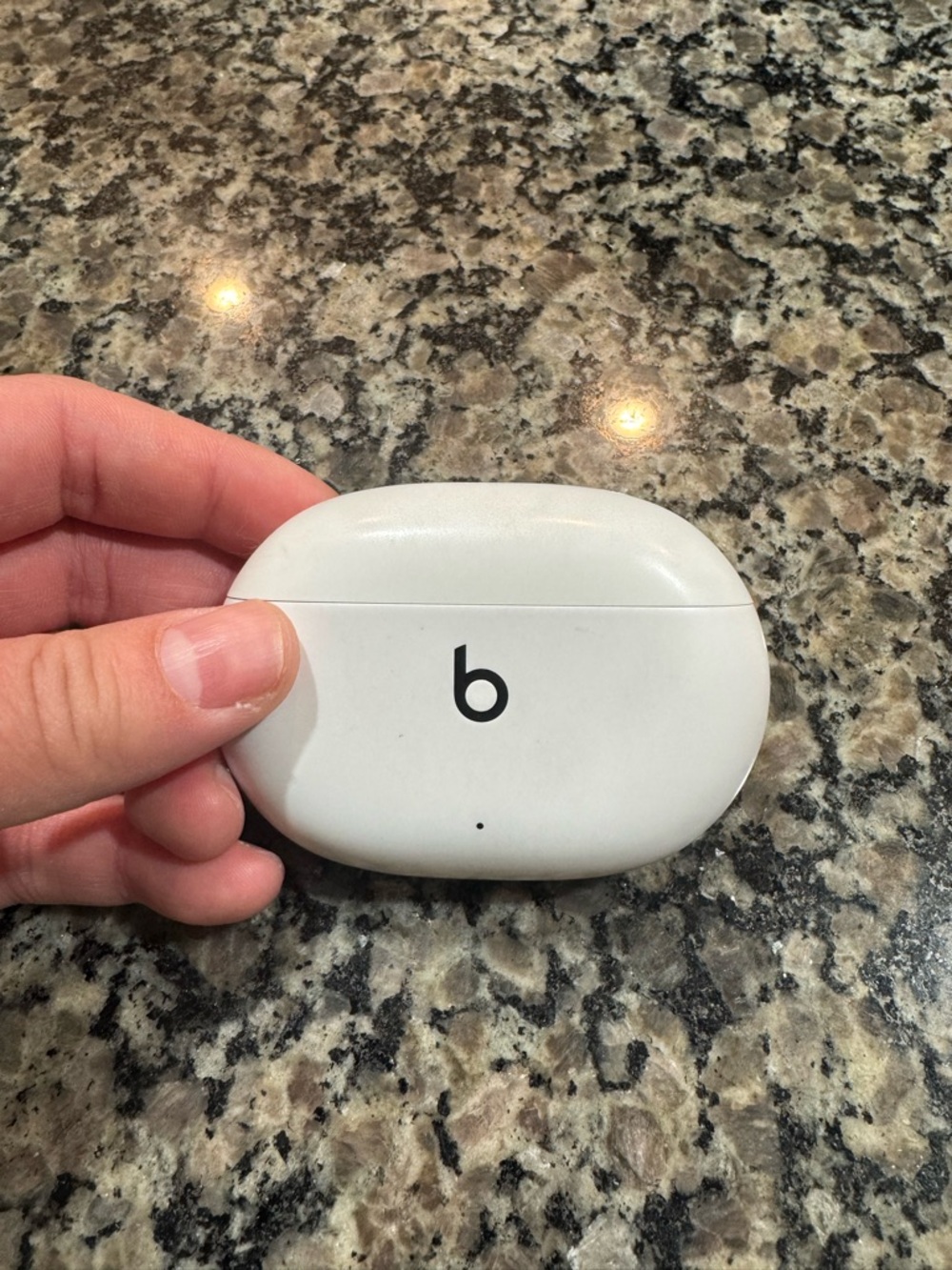 Beats by Dre White Earbuds Charging Case